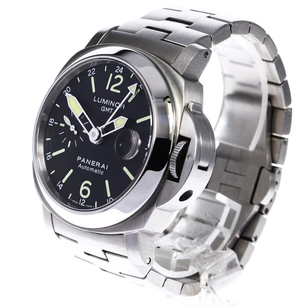 PANERAI Luminor PAM00297 GMT Date Small Second black Dial Automatic Men's_777233